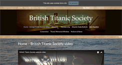Desktop Screenshot of britishtitanicsociety.com