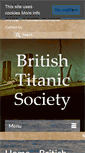 Mobile Screenshot of britishtitanicsociety.com
